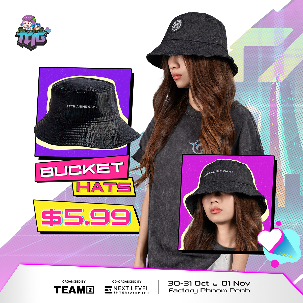TAG+ Bucket Hats